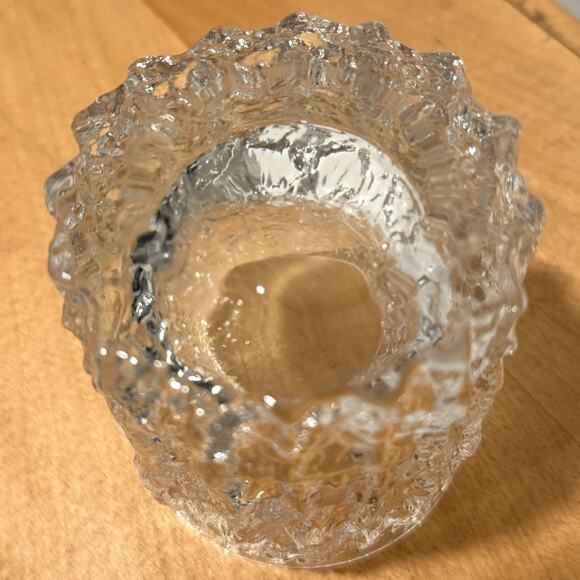 Whitefriars Glacier Textured Whiskey Glass Tumbler Lowball 3.5" Geoffrey Baxter - Picture 6 of 6